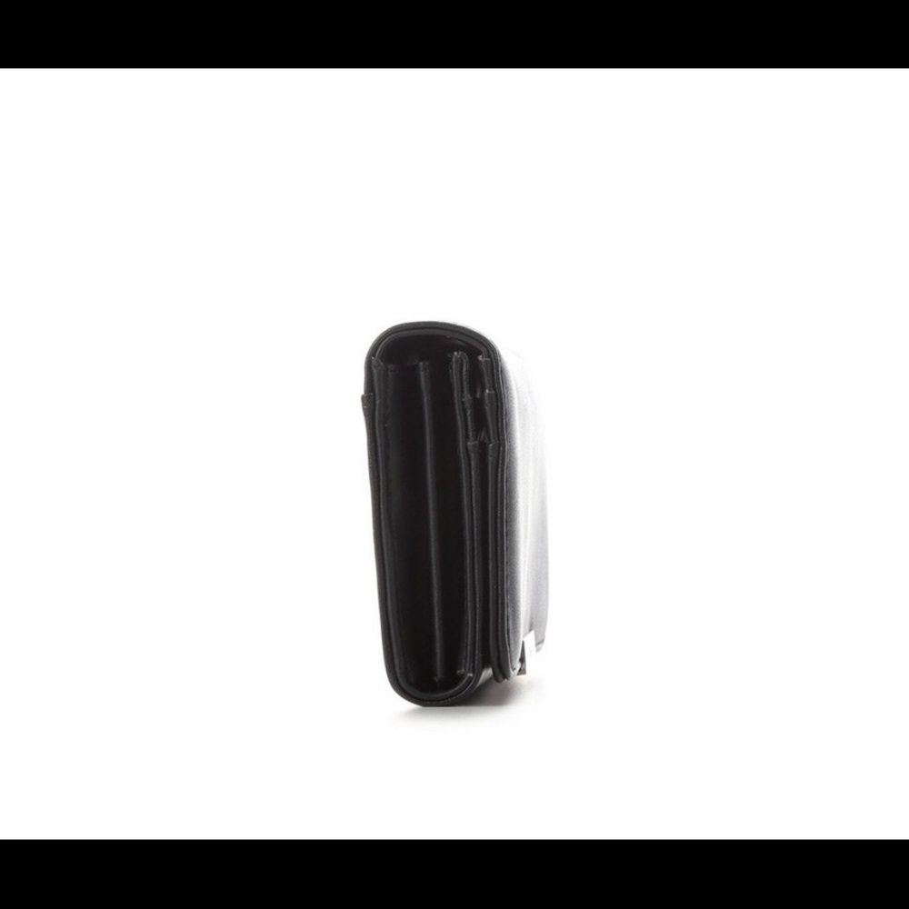 Nine West Tri-Fold Black Leather Wallet